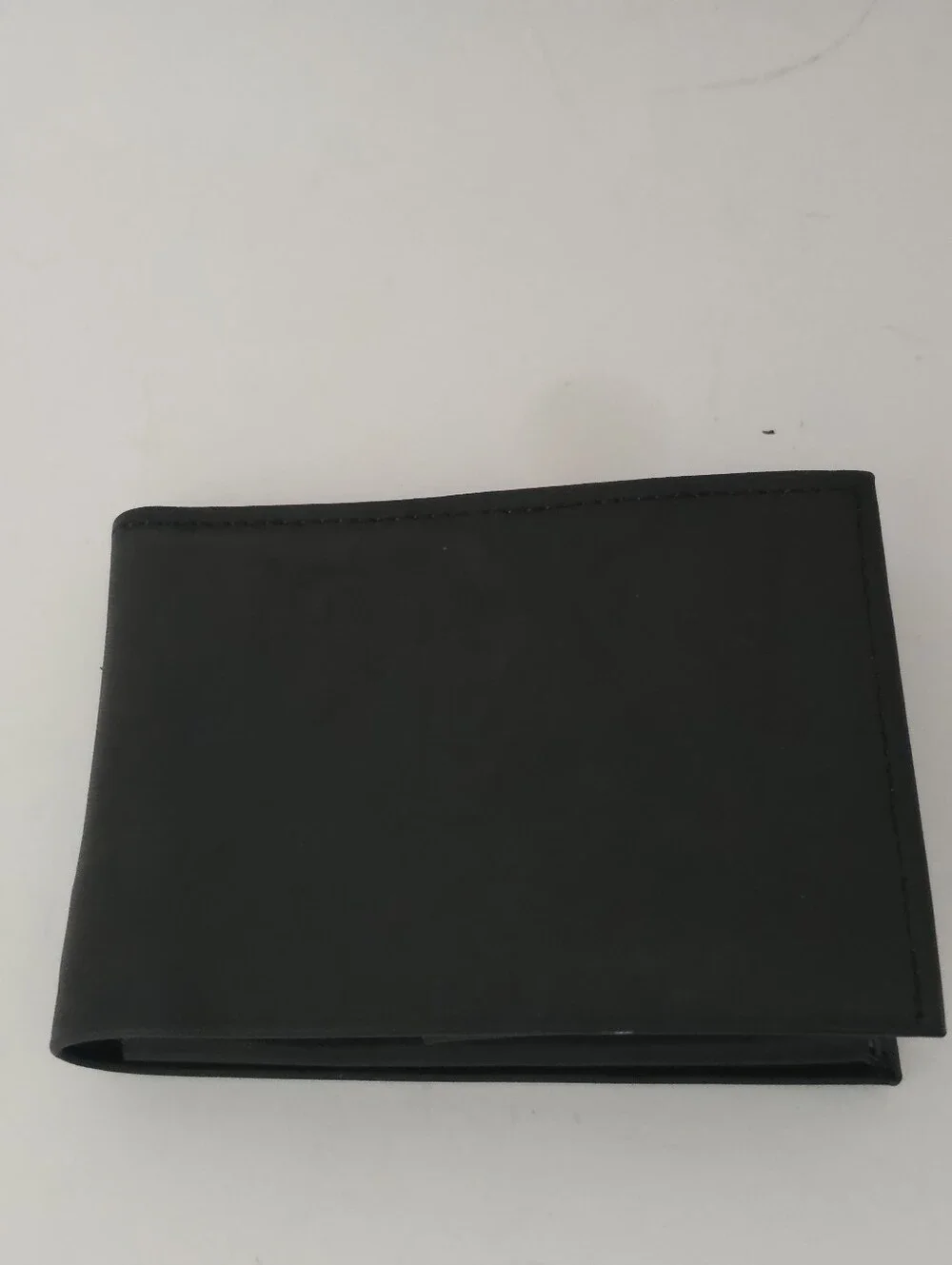 Prince Gardner black leather wallet in a sleek minimalist style Mens